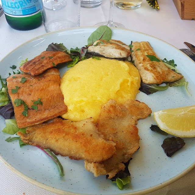 Mixed Lake Fish with Polenta