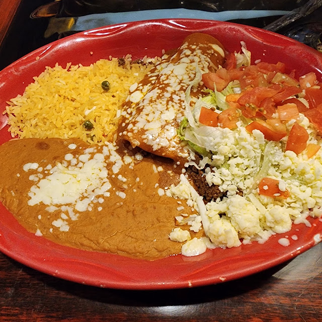 Chile Verde Green or Colorado Red Burrito