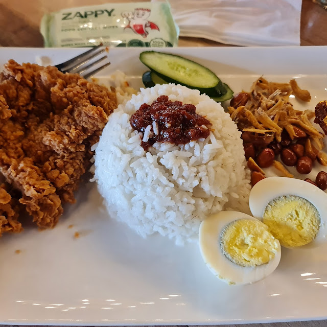 Assalam Nasi Lemak Fried Chicken Chop