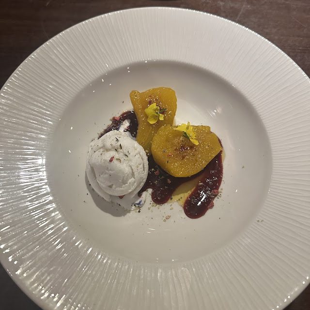 Poached Pear Dessert