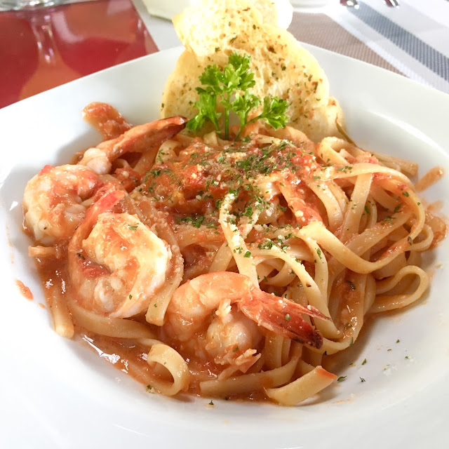 Fettuccine Shrimp Fra Diablo