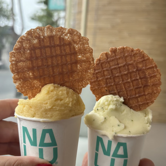 Pandan Coconut Ice Cream and Pistacchio
