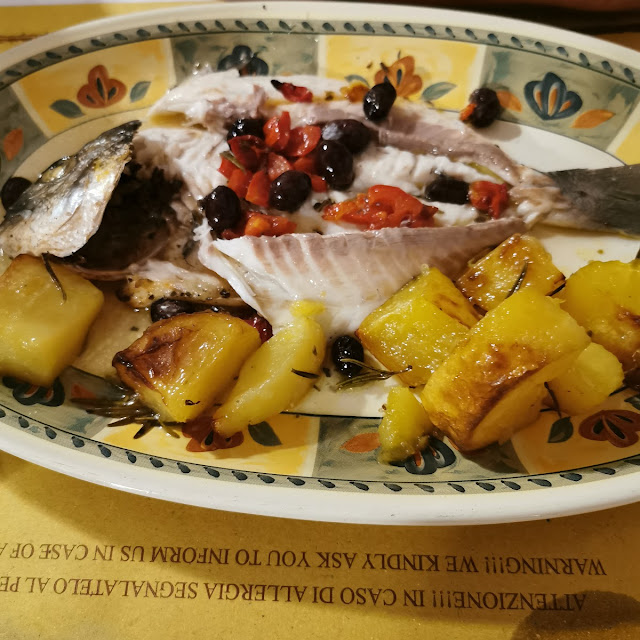Sea Bass Roasted with Potatoes