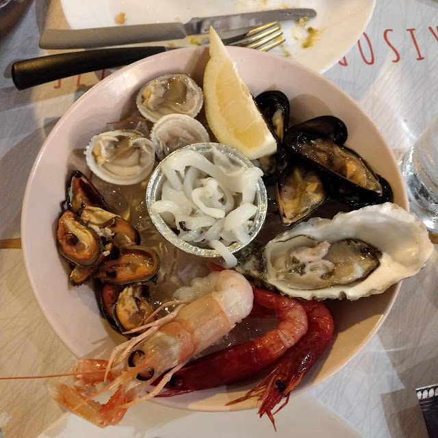Piatto Assortito Di Frutti Di Mare