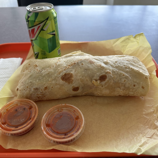 Beans Only Burrito