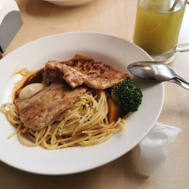 Grill Posk Spaghetti