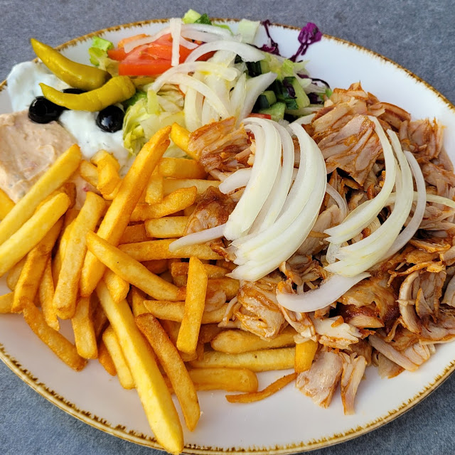 Dönerteller Mit Hähnchenfleisch