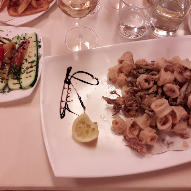 Frittura Di Pesce Verdure Grigliate