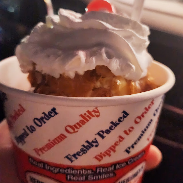 Mexican Fried Ice Cream Sundae