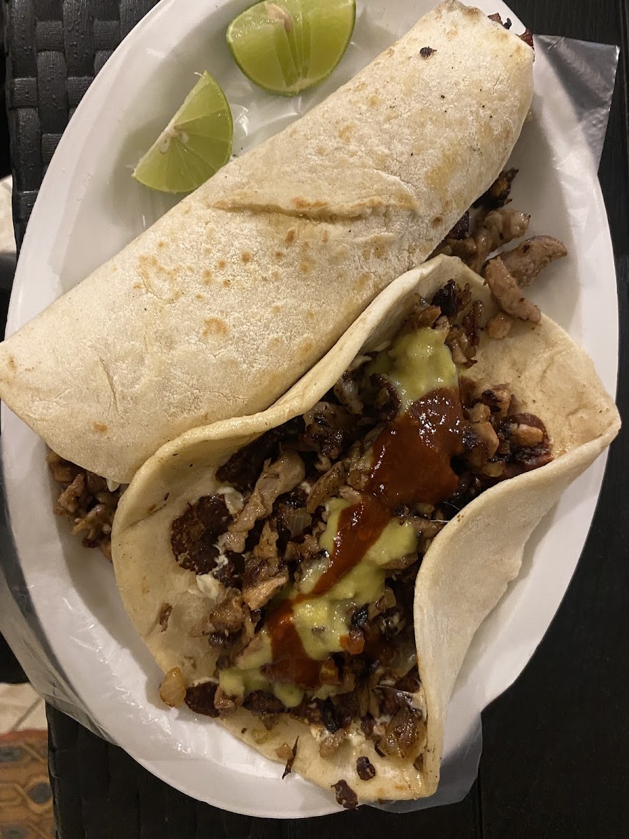 Tacos árabes Los Moros
