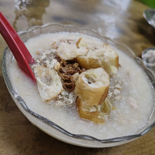 Century Egg Minced Meat Porridge
