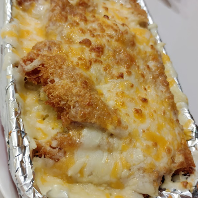 C001 Cheese Baked Rice with Chicken Chop