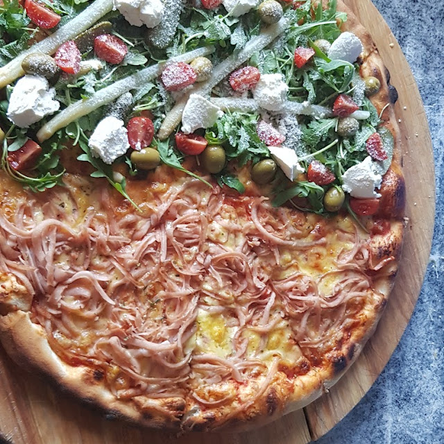 1 2 Zelena 1 2šunka Pizza