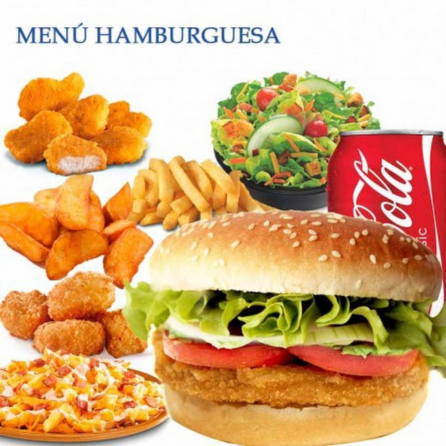 Menú Hamburguesa