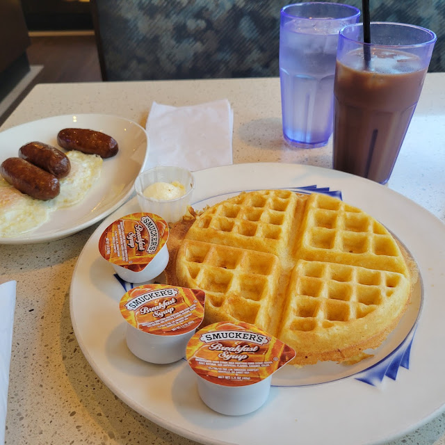 Waffle with Sausage