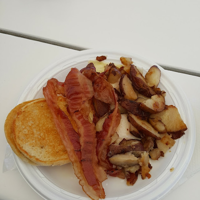 Eggs over Easy with Bacon