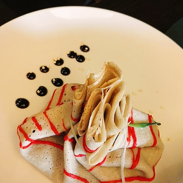 Crepe de Berenjena Con Boletus