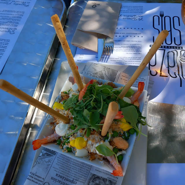 Ensaladilla Con Langostinos