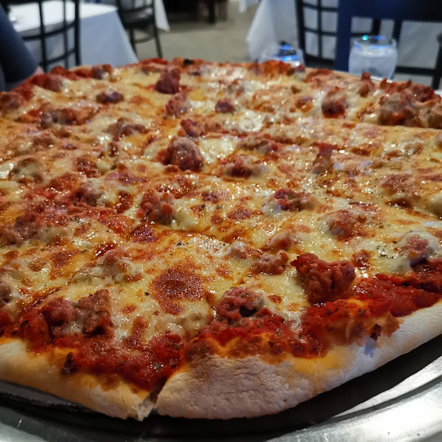 Cheese and Sausage Pizza