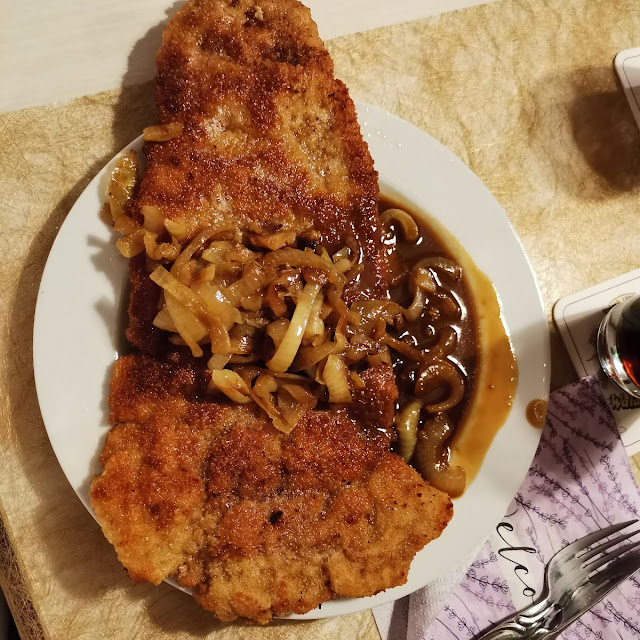 Zwiebel Schnitzel