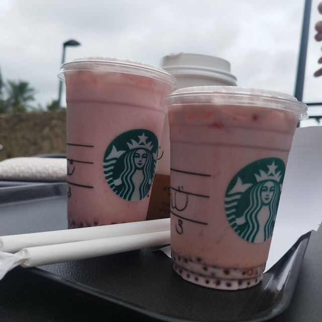 Pink Drink with Popping Bobba