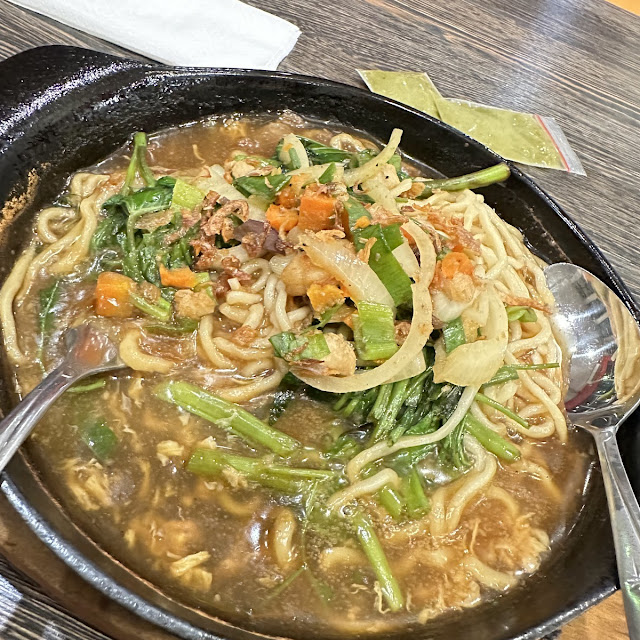 Mie Kangkung Hotplate
