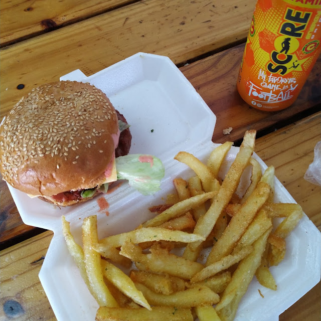 Beef Burger & Chips