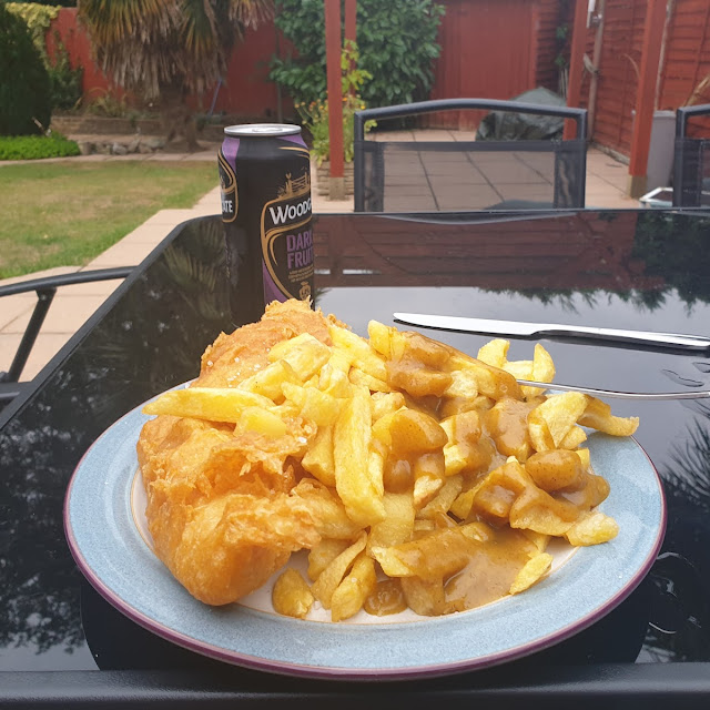 Fish & Chips with Curry Sauce