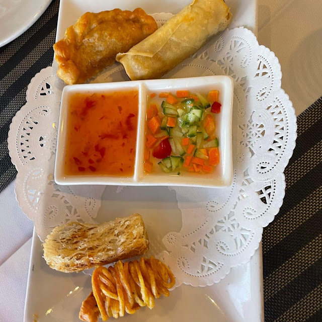 Spring Roll and Chicken