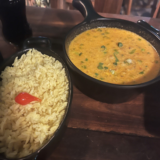 Moqueca de Caranguejo E Arroz Cremoso