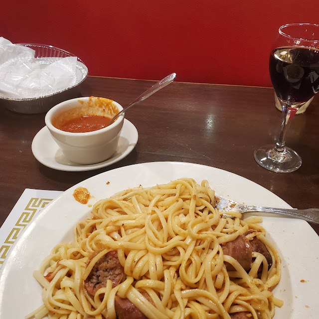 Linguine and Italian Sausage