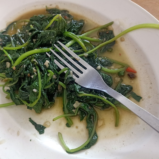 Stir Fry Sweet Potato Leaves