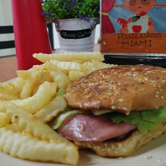 Hamburguesa Con Papas