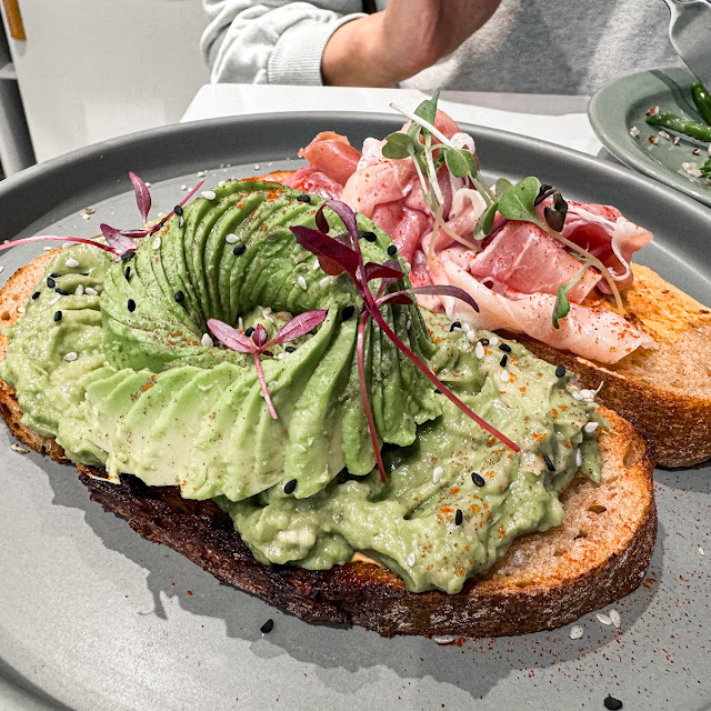 Smoked Salmon Avocado Soul Dough Toast Tomatoes Cream Cheese Spread