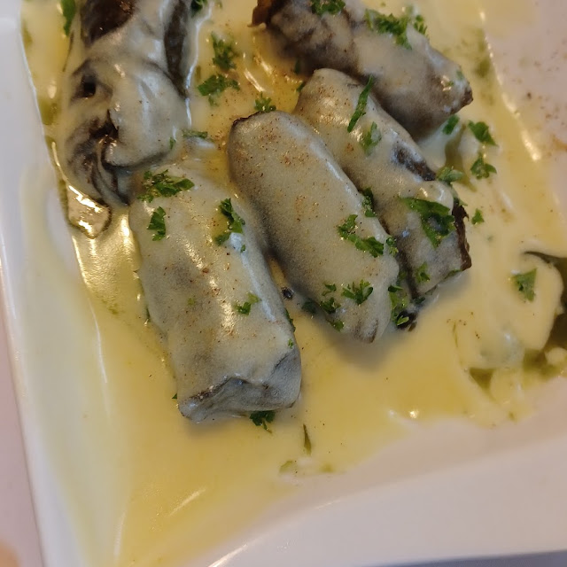 Gefüllte Weinblätter Mit Zittronensoße