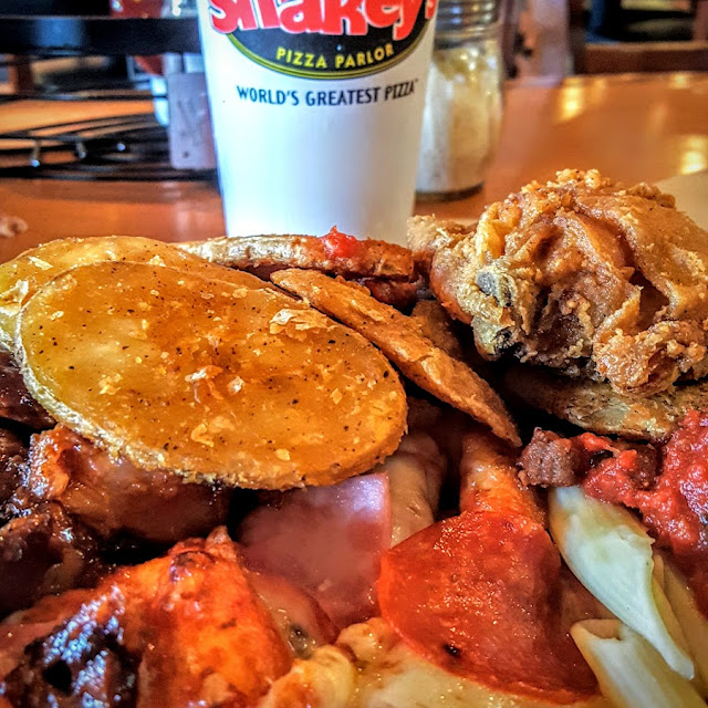 Ribs Chicken and Pizza