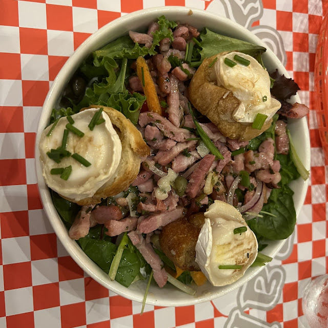 Goat Cheese Salad with Bacon
