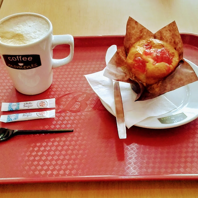 Cherry and Coconut Muffin