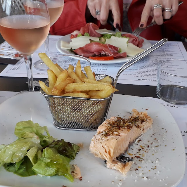 Pave de Saumon Frites Maison