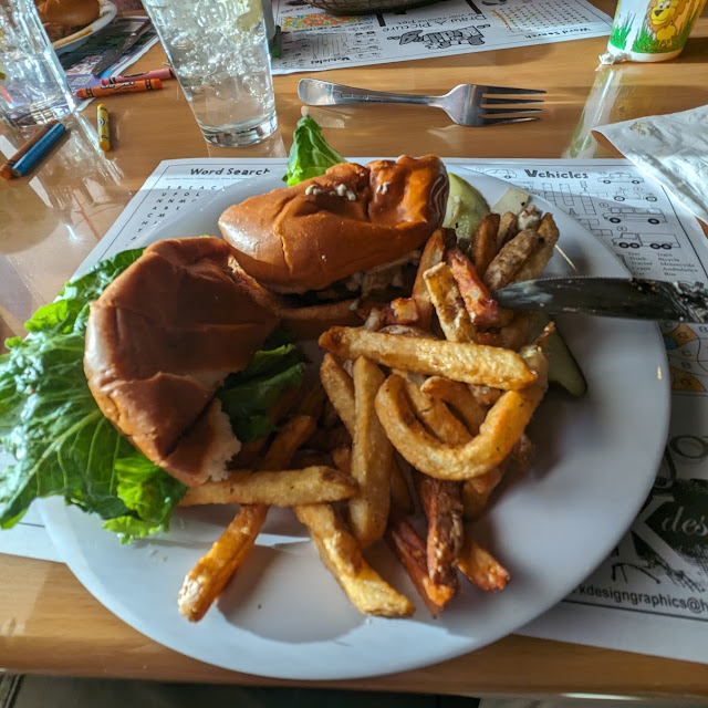 Black and Bleu Burger