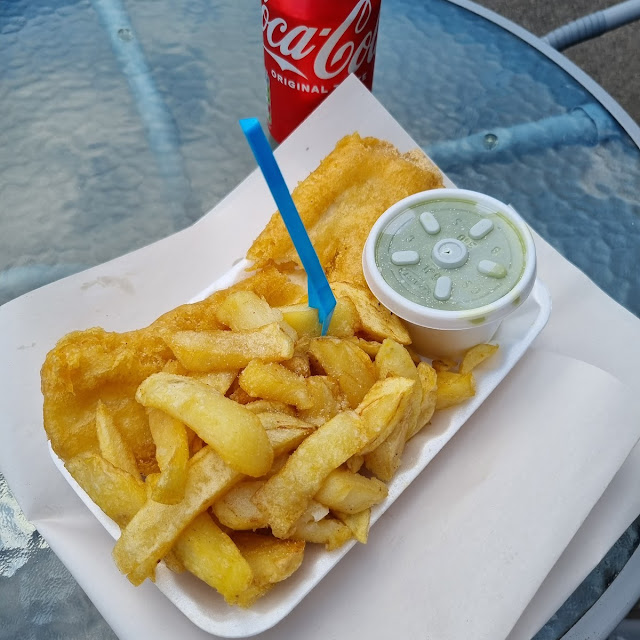 Fish and Chips with Mushy Peas