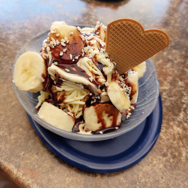 Spaghetti Eis Mit Banana And Chocolate
