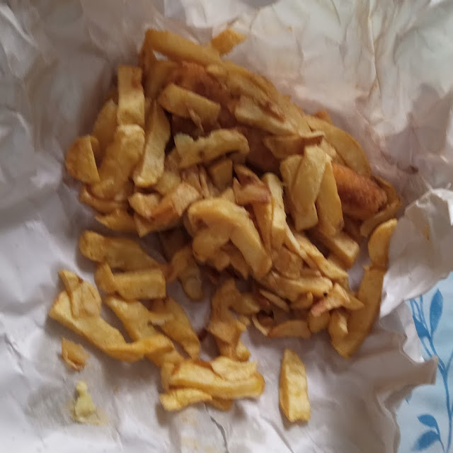 Battered Sausage and Chips
