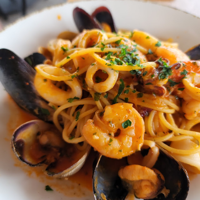 Spaghetti with Seafood