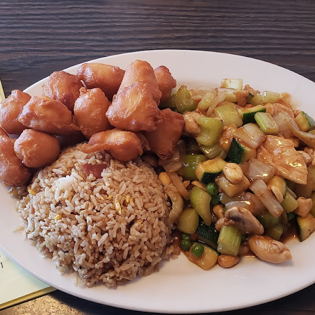9 Kung PO Chicken Mar Far Chicken and Fried Rice