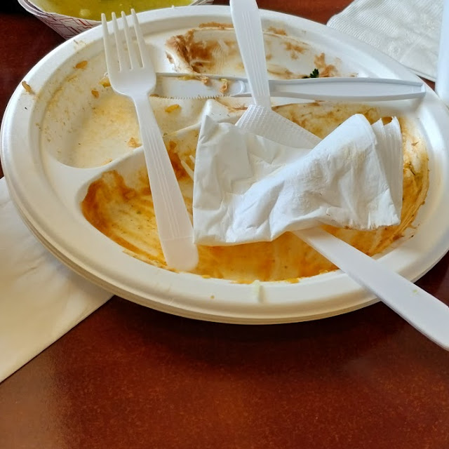 All That Remained of My 3 Rolled Taco Combo