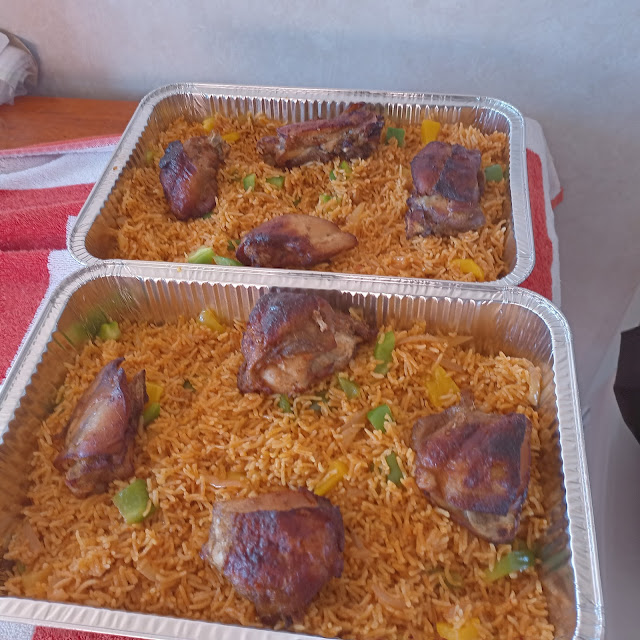 Jollof Rice and Chicken