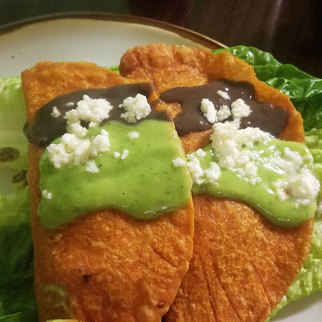 Fried Quesadillas with Potato and Chorizo