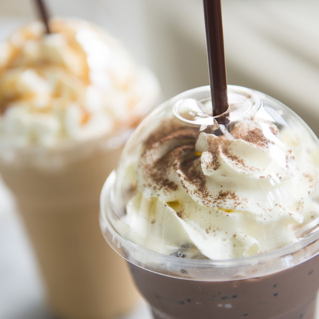 Chocolate and Caramel Frappe