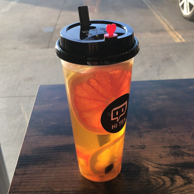 这是珍珠奶茶的一种 super fruits tea